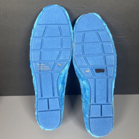 NEW Jessica Simpson Fuzzy Blue Ballet Slippers JS-BRINLEY Women’s Size 11M - Picture 7 of 7